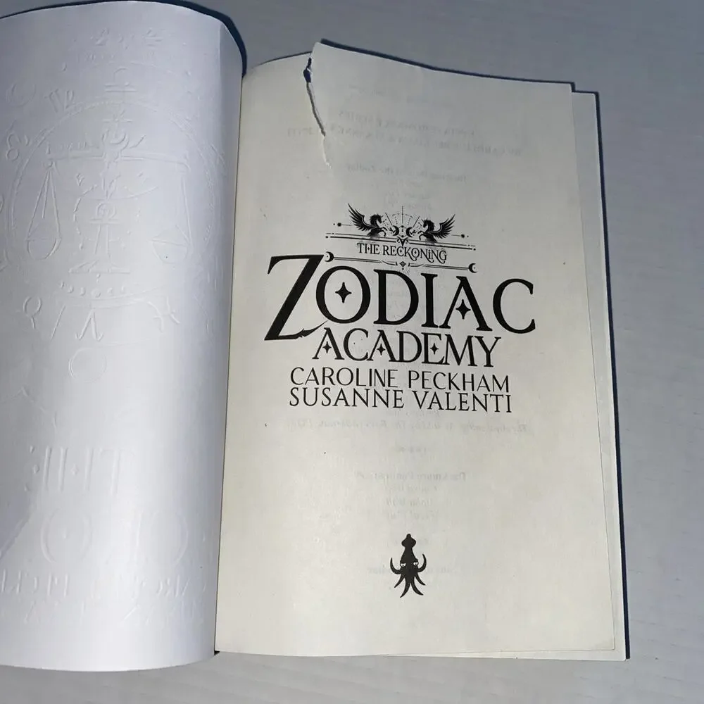 Zodiac Academy 3: the Reckoning by Susanne Valenti, Peckham and Caroline Peckham